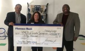 Donation presentation to YMCA of Greater Springfield