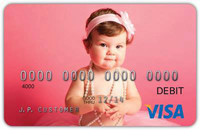Example of Personalized Debit Card