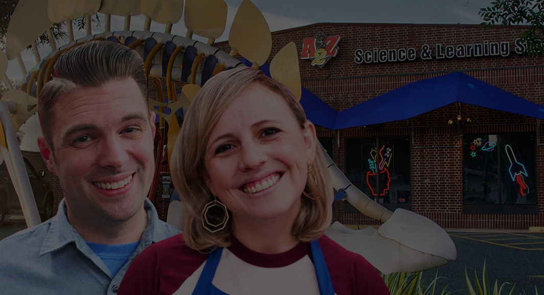 André and Devon Boulay, owners of A2Z Science and Learning Store