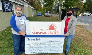 Amherst Survival Center Donation Check