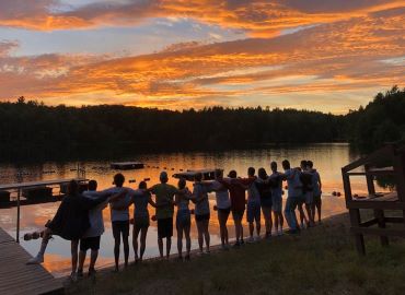 Sunset at Camp Howe