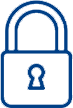 Icon of a padlock