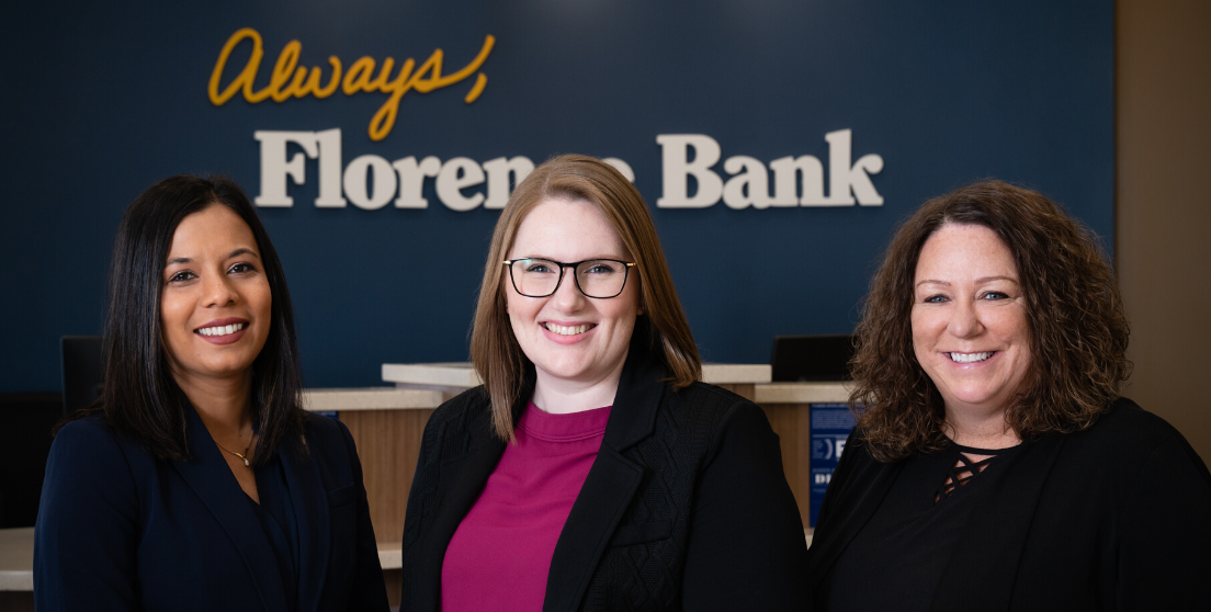 Three Florence Bank employees