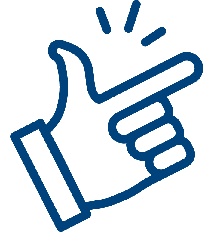 Icon of a hand snapping its fingers