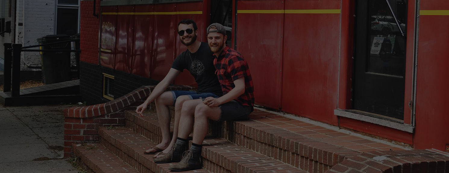Danny McColgan and Isaac Weiner, owners of Familiars Coffee and Tea